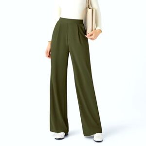 NWT!! Halara Flex™ High Waisted Body Sculpt Wide Leg Micro Waffle Pants - Sz Sm